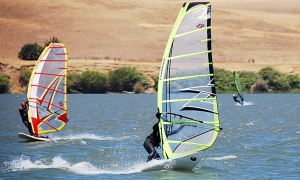 Windsurfing at Sherman Island