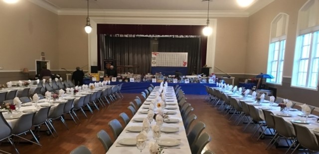 Jean Harvie Community Center - Auditorium set up for an event