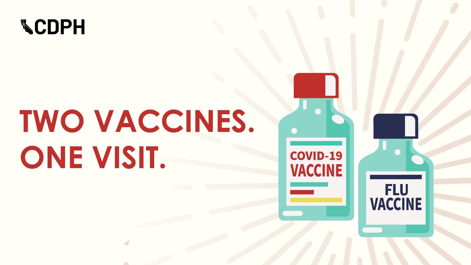 Two Vaccines, one visit! Covid-19 and Flu vaccines.