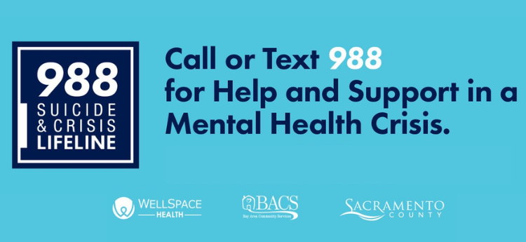  988 Suicide & Crisis Lifeline. Call or Text 988 for Help and Support in a mental Health Crisis.