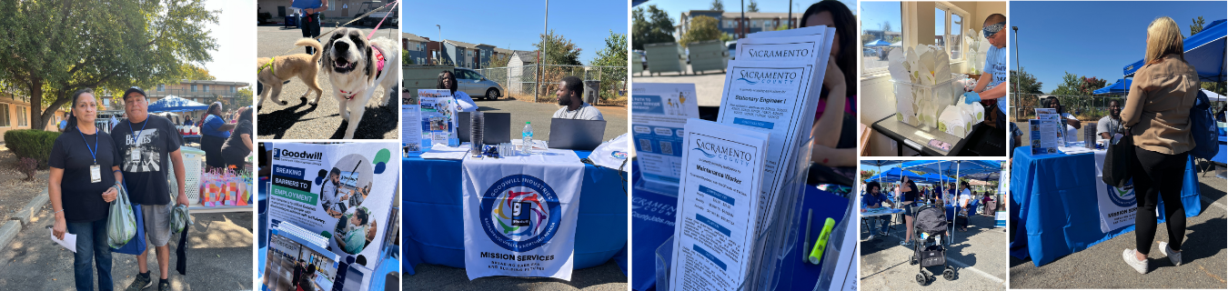 multiple images of Job Readiness fair